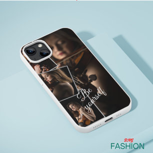 Coque Pour iPhone 16 Collage photo esthétique beige Vintage Classic