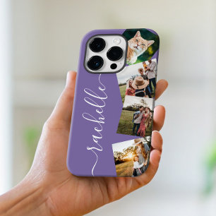 Coque iPhone 15 Pro Max Collage photo minimaliste élégant personnalisé