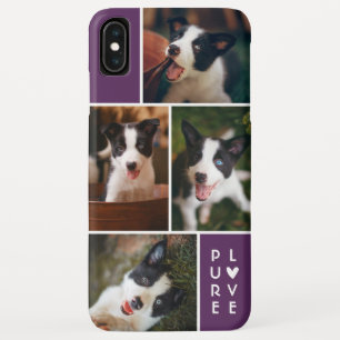 Case-Mate iPhone Case Collage photo moderne 4 L'amour pur Plum violet