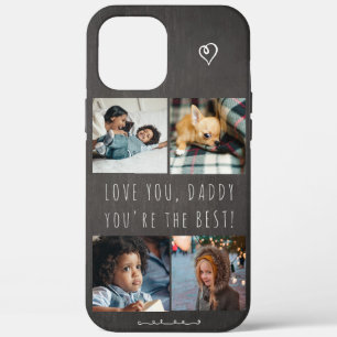 Case-Mate iPhone Case Collage photo personnalisé Love you Daddy script