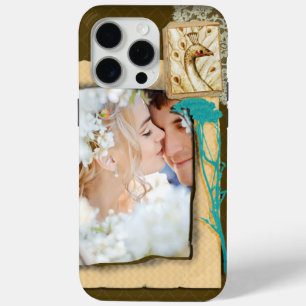 Coque iPhone 15 Pro Max Collage photo Vintage personnalisé