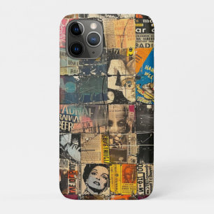 Case-Mate iPhone Case Collage sur grille de punk rock en noir et blanc d