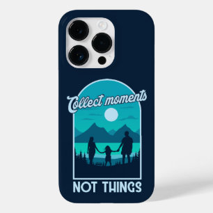 Coque Pour iPhone 14 Pro Collecter des moments, pas des choses