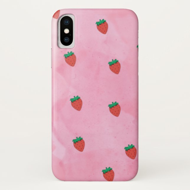 Coques Case-Mate iPhone Collection d'amoureux de fraises mobiles (Dos)