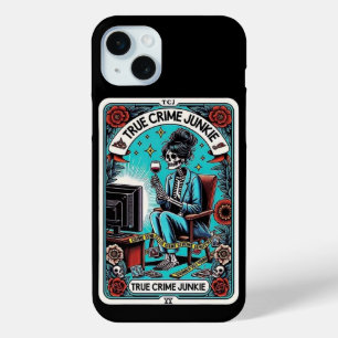 Coque iPhone 15 Mini Collection de cartes Junkie Tarot True Crime