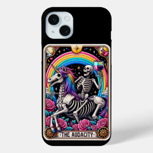 Coque iPhone 15 Mini Collection de cartes Tarot Audacity