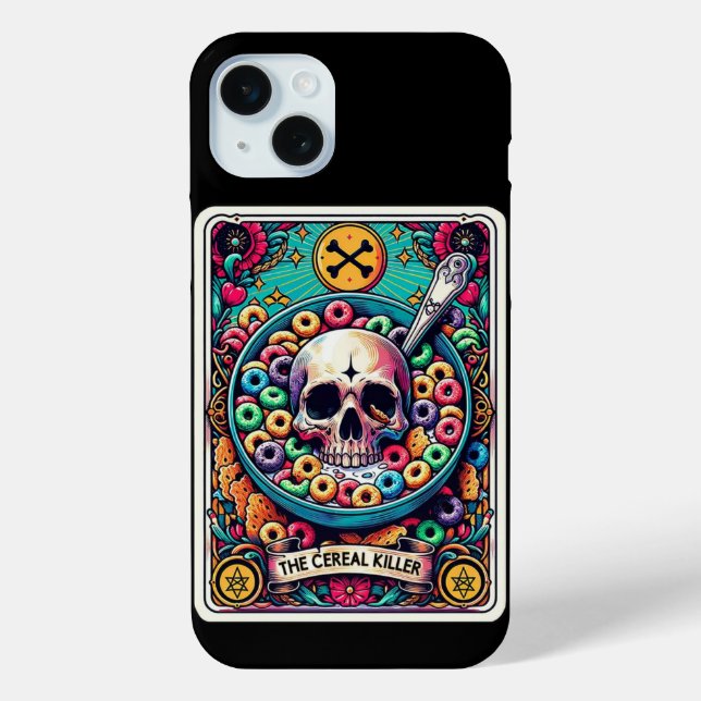 Coques Case-Mate iPhone Collection de cartes Tarot Céréales Killer (Verso)