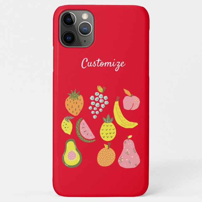 Coques Case-Mate iPhone Collection de fruits assorés Thunder_Cove   (Dos)