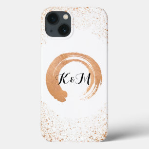 iPhone 13 Coque Collection de Mariages en cuivre Spray
