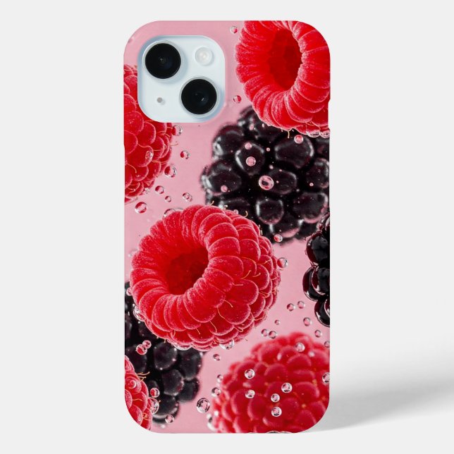 Coques Case-Mate iPhone Collection été. Bright Berries par Natasha Us (Verso)