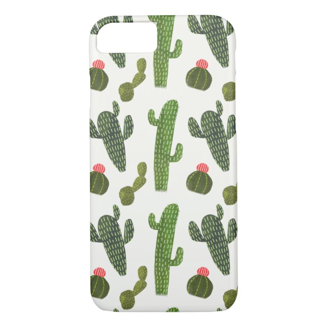 Coques Case-Mate iPhone Collection Llamarama | Cactus mignons (Dos)