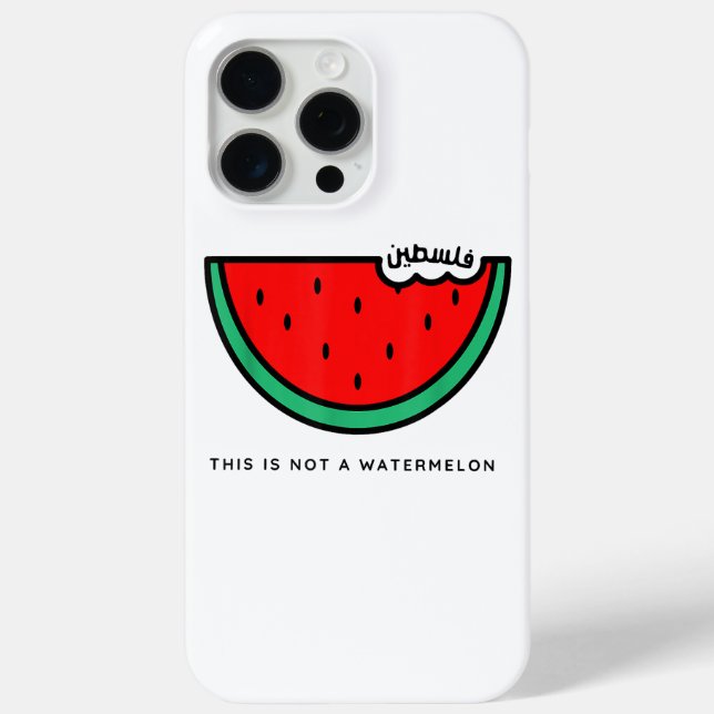 Coques Case-Mate iPhone Collection Palestine 'This is not a Watermelon' (Verso)