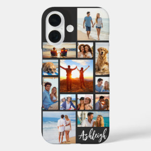 Coque Pour iPhone 16 Collection photo moderne 13 Nom du script Vos coul