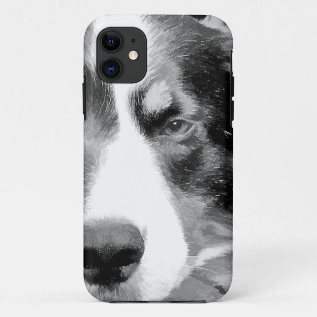 COQUES Case-Mate iPhone COLLIE FRONTALIÈRE (Dos)