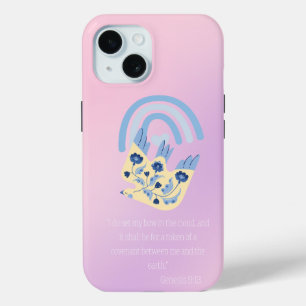 Coque Pour iPhone 15 Colombe d'art populaire biblique tendance couleur