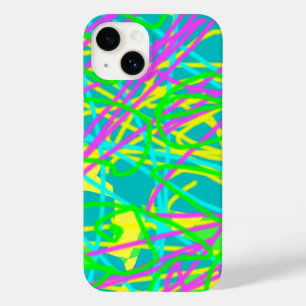 Coque Pour iPhone 14 Color My Dreams Scribble Motif Expressive Artsy