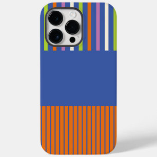 Coque Pour Pour iPhone 14 Pro Max Color Pop Stripes design rayé moderne