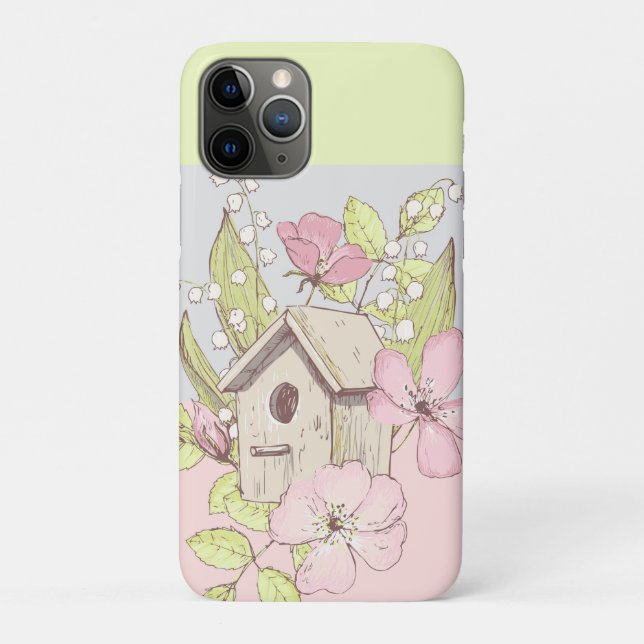 Coques Case-Mate iPhone Colorbloc Floral Birdhouse (Dos)