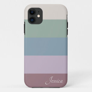 Case-Mate iPhone Case Colorblock Horizontal Stripes Monogramme