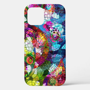 Case-Mate iPhone Case Coloré Abstrait Fleurs Vintages Collage
