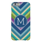 Coloré Chevron Motif Personnalisé Monogramme