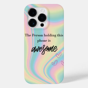 Coque Pour iPhone 14 Pro Coloré Presonalisé