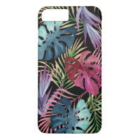 Coloré Tropical Foliage Motif botanique