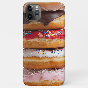 Coque iPhone 11 Pro Max Colorée Assortie Saupoudrer Chocolat Douce Donuts