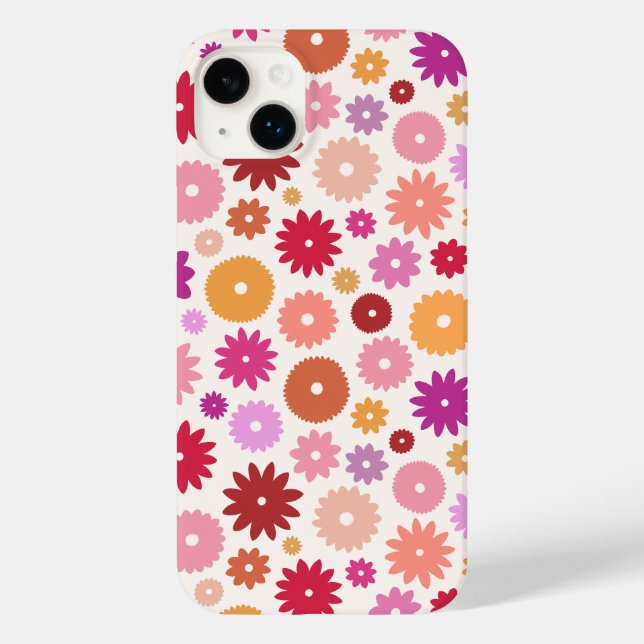 Coques Case-Mate iPhone Colorful Blooms Pattern (Verso)