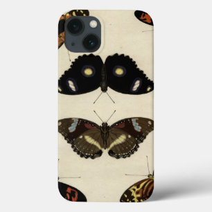 Coques Pour iPhone Colorful Butterfly Medley on Cream Background