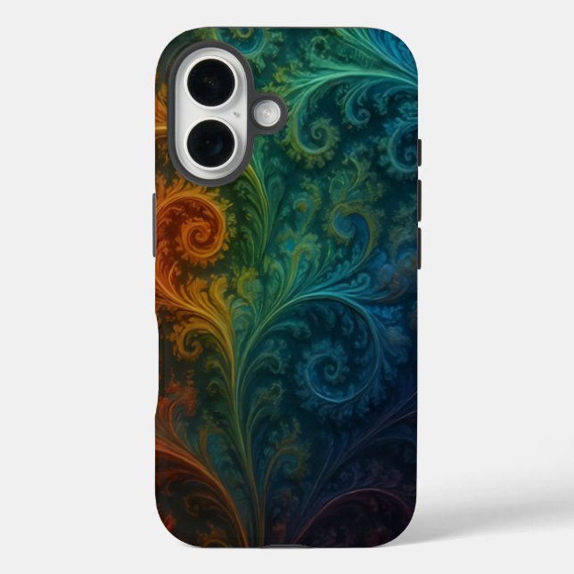 Coques Case-Mate iPhone Colorful Fractal (Verso)
