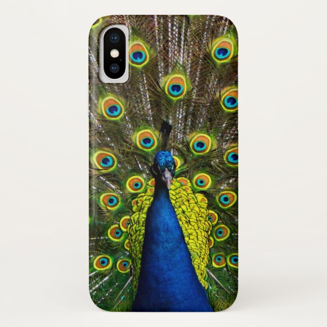 Coques Case-Mate iPhone Colorful peacock (Dos)