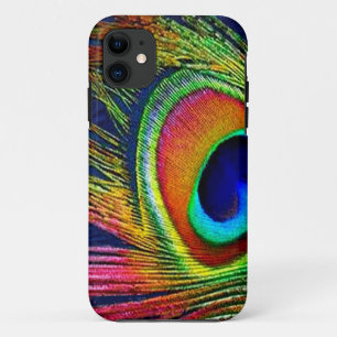 Coques Pour iPhone Colorful Peacock Feather