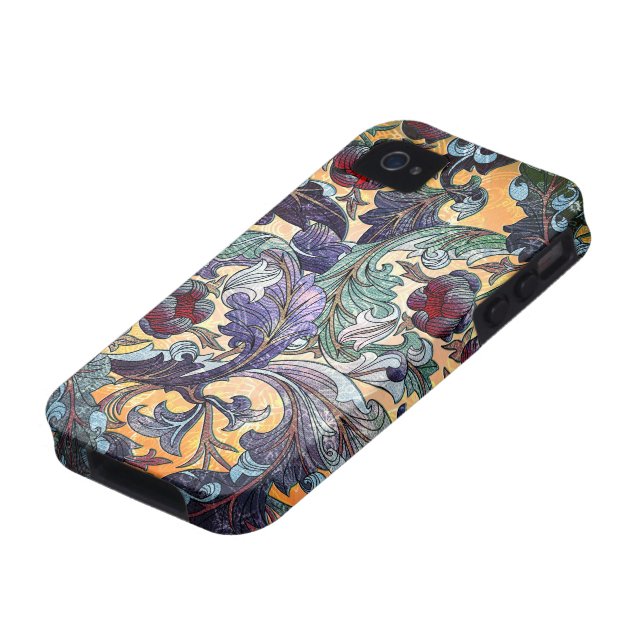 Coques Case-Mate iPhone Colorful Retro Abstrait Floral Collage (Bas)