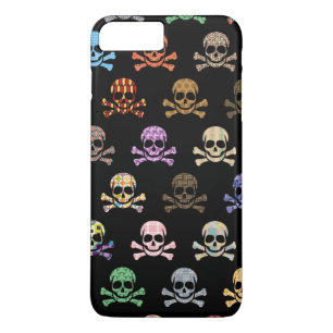 Coque iPhone 7 Plus Colorful Skull