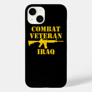Coque Pour iPhone 14 Combat vétéran Irak Fière militaire