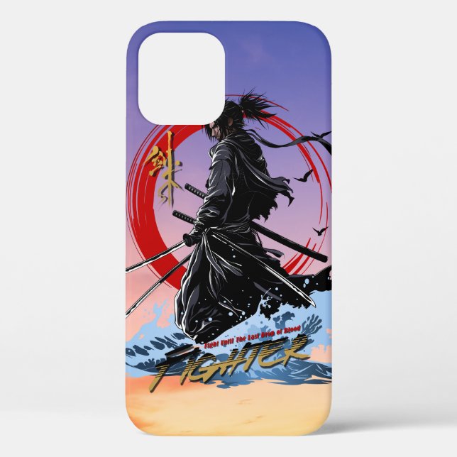 Coques Case-Mate iPhone Combattant de style anime | (Verso)