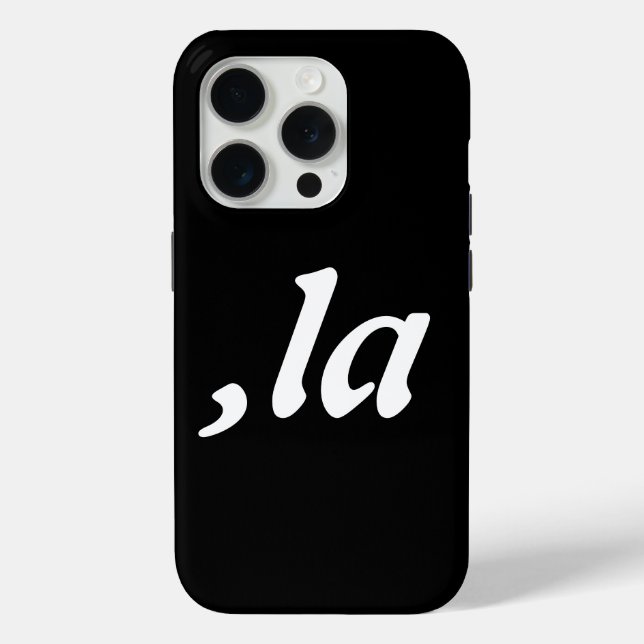Coques Case-Mate iPhone Comma La Kamala Harris - Conception de texte custo (Verso)