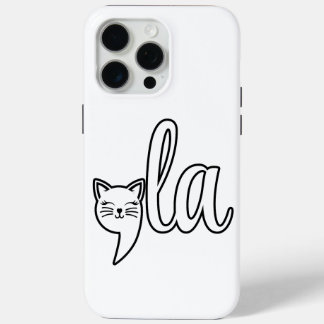 Coque iPhone 15 Pro Max Comma La Kamala Harris - maman chat pour Kamala