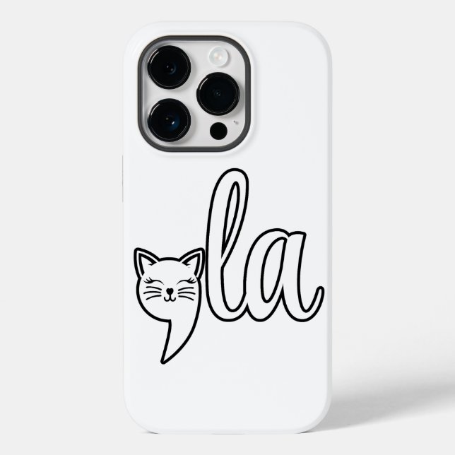 Coques Case-Mate iPhone Comma La Kamala Harris - maman chat pour Kamala (Verso)