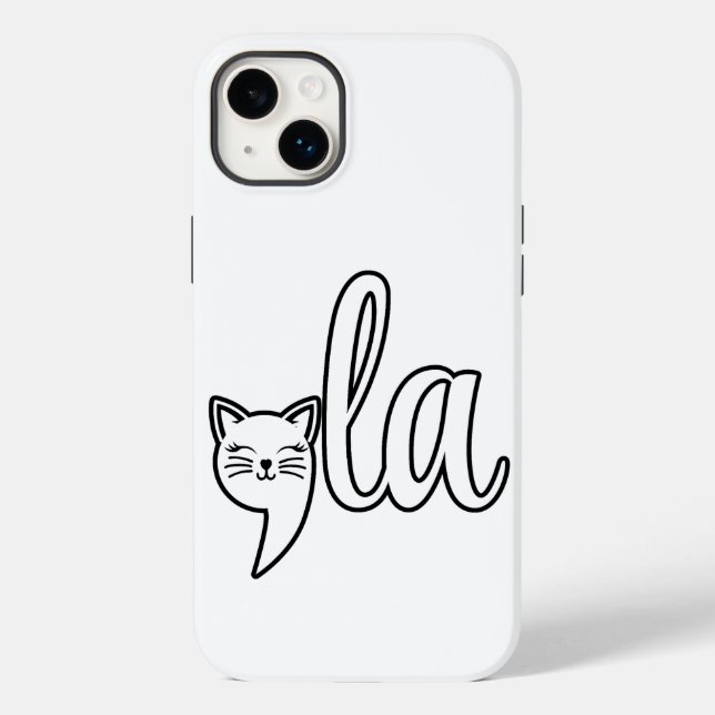 Coques Case-Mate iPhone Comma La Kamala Harris - maman chat pour Kamala (Verso)