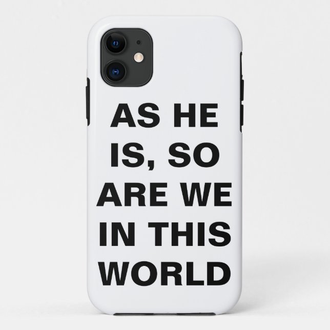 Coques Case-Mate iPhone Comme Il Est, Nous Sommes Dans Ce Monde, (Dos)