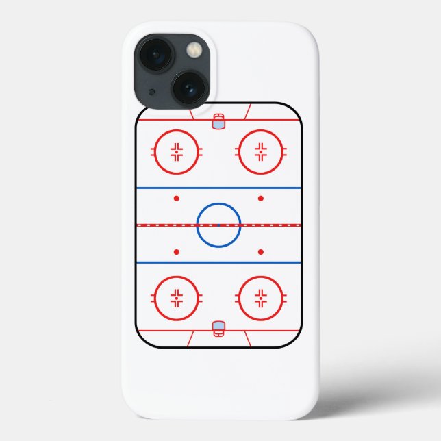 Coques Case-Mate iPhone Compagnon de match de hockey de diagramme de (Verso)