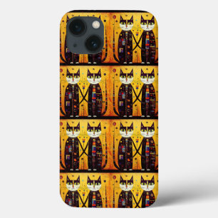 Case-Mate iPhone Case Compagnons Abstraits : Une Histoire de Deux Chats