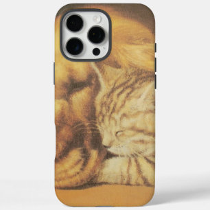 Coques iPhone 16 Pro Max Compagnons éternels Joli chat et chien se câlina