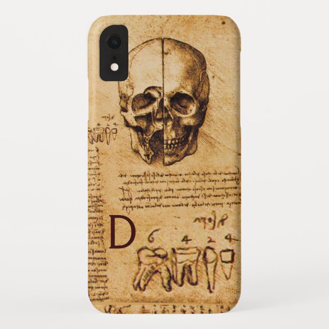 COQUES Case-Mate iPhone COMPÉTENCE ET DENTS, CLINIQUE DENTAIRE, MONOGRAMME (Dos)