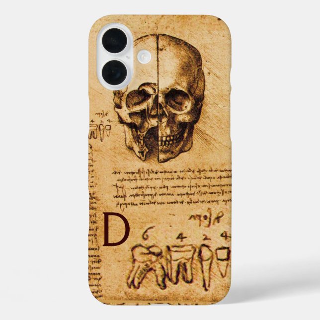 COQUES Case-Mate iPhone COMPÉTENCE ET DENTS, CLINIQUE DENTAIRE, MONOGRAMME (Verso)