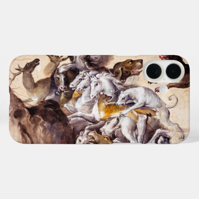 COQUES Case-Mate iPhone COMPOSITION AVEC DES ANIMAUX, CHEVAUX D'ÉLEVAGE, C (Verso (horizontal))