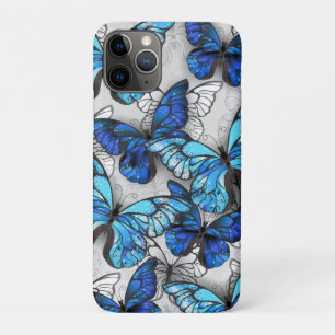 Case-Mate iPhone Case Composition de papillons blancs et bleus
