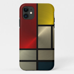 Coques Pour iPhone Composition en Piet Mondrian (Goldl)